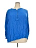 Autograph 100% Viscose Blue 3/4 Sleeve Blouse Size 24 - photo 1