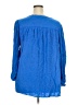 Autograph 100% Viscose Blue 3/4 Sleeve Blouse Size 24 - photo 2