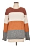 Pinque Color Block Orange Pullover Sweater Size L - photo 1