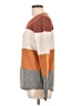 Pinque Color Block Orange Pullover Sweater Size L - photo 5