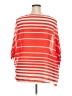 Unbranded Orange Red 3/4 Sleeve Top Size 4X (estimated) - photo 2