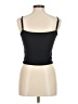 Shein 100% Polyester Black Tank Top Size 6 - photo 2