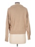 Old Navy 100% Cotton Solid Tan Pullover Sweater Size M - photo 2