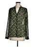 CAbi 100% Polyester Green Long Sleeve Blouse Size M - photo 1