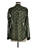 CAbi 100% Polyester Green Long Sleeve Blouse Size M - photo 2