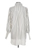 Unbranded 100% Polyester Stripes Ivory 3/4 Sleeve Blouse Size L - photo 2