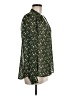 CAbi 100% Polyester Green Long Sleeve Blouse Size M - photo 4