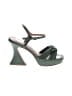 Vicenza Color Block Green Sandals Size EU 35 - photo 1