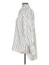 Unbranded 100% Polyester Stripes Ivory 3/4 Sleeve Blouse Size L - photo 5
