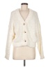 Aqua 100% Polyester Ivory Cardigan Size S - photo 1