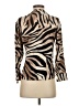 Zara 100% Viscose Animal Print Brown 3/4 Sleeve Blouse Size XS - photo 2