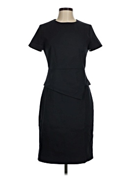 black v neck cocktail dress Asymmetrical Hem Short Sleeve V-Neck Formal Evening Dress with Paillet main image 0