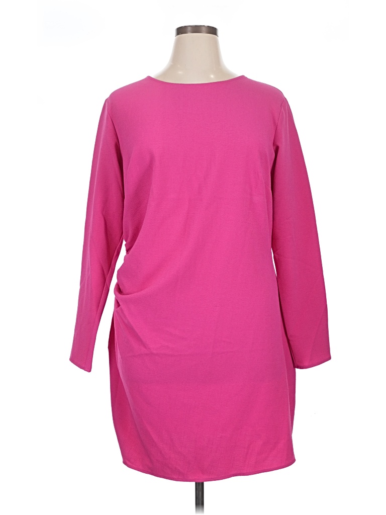 Pre-owned H&m Casual Dress In Pink