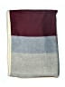 Topshop Plaid Burgundy Blue Scarf One size - photo 2