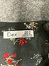 Dex 100% Polyester Black Long Sleeve Blouse Size M - photo 7