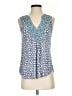A Common Thread 100% Rayon Blue Sleeveless Blouse Size S - photo 1