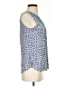 A Common Thread 100% Rayon Blue Sleeveless Blouse Size S - photo 4