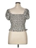 Sienna Sky 100% Polyester Gray Short Sleeve Top Size XL - photo 2