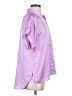 Entro 100% Polyester Purple Short Sleeve Blouse Size S - photo 4