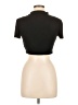 Shein Black Short Sleeve Turtleneck Size M - photo 2