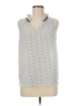 Violet & Claire 100% Polyester Polka Dots White Sleeveless Blouse Size M - photo 1