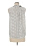 Violet & Claire 100% Polyester Polka Dots White Sleeveless Blouse Size M - photo 2