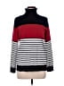 Tommy Hilfiger Stripes Red Turtleneck Sweater Size L - photo 1