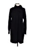 Nine Britton Solid Black Casual Dress Size M - photo 1