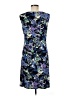 DressBarn Print Blue Cocktail Dress Size 8 - photo 2