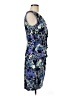 DressBarn Print Blue Cocktail Dress Size 8 - photo 4