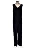 Oliver Grace 100% Rayon Solid Black Jumpsuit Size L - photo 2