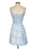 Shein 100% Polyester Paisley Blue Cocktail Dress Size XS - photo 2