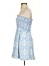 Shein 100% Polyester Paisley Blue Cocktail Dress Size XS - photo 5
