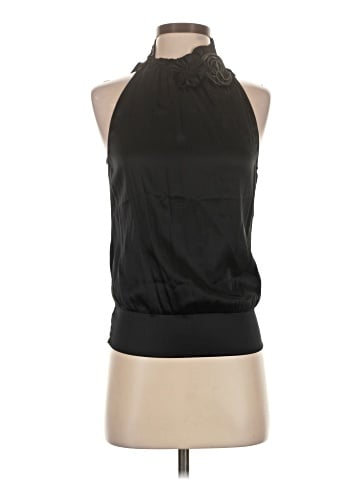 Bebe Sleeveless Silk Top (view 1)