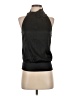 Bebe Black Sleeveless Silk Top Size XXS - photo 1