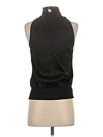 Bebe Sleeveless Silk Top (view 2)