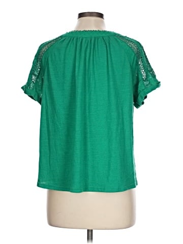 Skies Are Blue Short Sleeve Blouse (view 2)