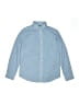 Tommy Hilfiger Chevron-herringbone Blue Long Sleeve Button-Down Shirt Size 12 - photo 1