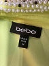 Bebe 100% Polyester Green Long Sleeve Blouse Size M - photo 7