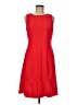 Roz & Ali Solid Red Cocktail Dress Size 8 - photo 1