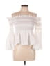 Central Park West White 3/4 Sleeve Blouse Size S - photo 1