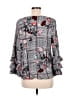 Alfani Gray 3/4 Sleeve Blouse Size M - photo 2