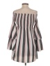 Shein 100% Polyester Stripes Gray Casual Dress Size S - photo 2