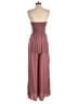 Shein 100% Polyester Solid Burgundy Jumpsuit Size 2 - photo 2