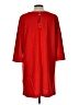 H&M Solid Red Casual Dress Size L - photo 2