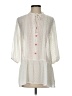 Matilda Jane 100% Polyester Ivory 3/4 Sleeve Blouse Size S - photo 1