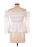 Central Park West White 3/4 Sleeve Blouse Size S - photo 2