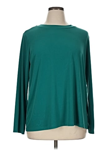 Susan Graver Long Sleeve T-Shirt (view 1)