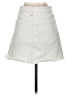 Alice + Olivia Solid White Ivory Denim Skirt Size 0 (estimated) - photo 2