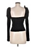 WeWoreWhat Black Long Sleeve Top Size 6 - photo 2